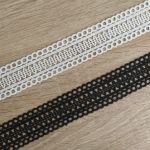 Мереживо натуральне 3,5 см 0175_01 FW20 Чорний