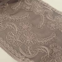 Швейцарське мереживо 18 см st1314_08 Фрезовий Швейцарське мереживо 18 см st1314_08 Фрезовий