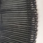 Тасьма атласне пліссе з мереживом 6см Тасьма атласне пліссе з мереживом 6см