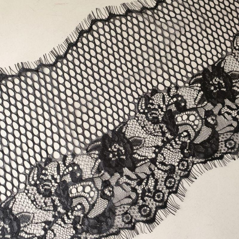 Мереживо французьке 25 см 3122_01 Чорний