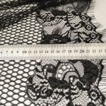 Мереживо французьке 25 см 3122_01 Чорний