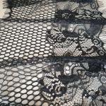 Мереживо французьке 25 см 3122_01 Чорний