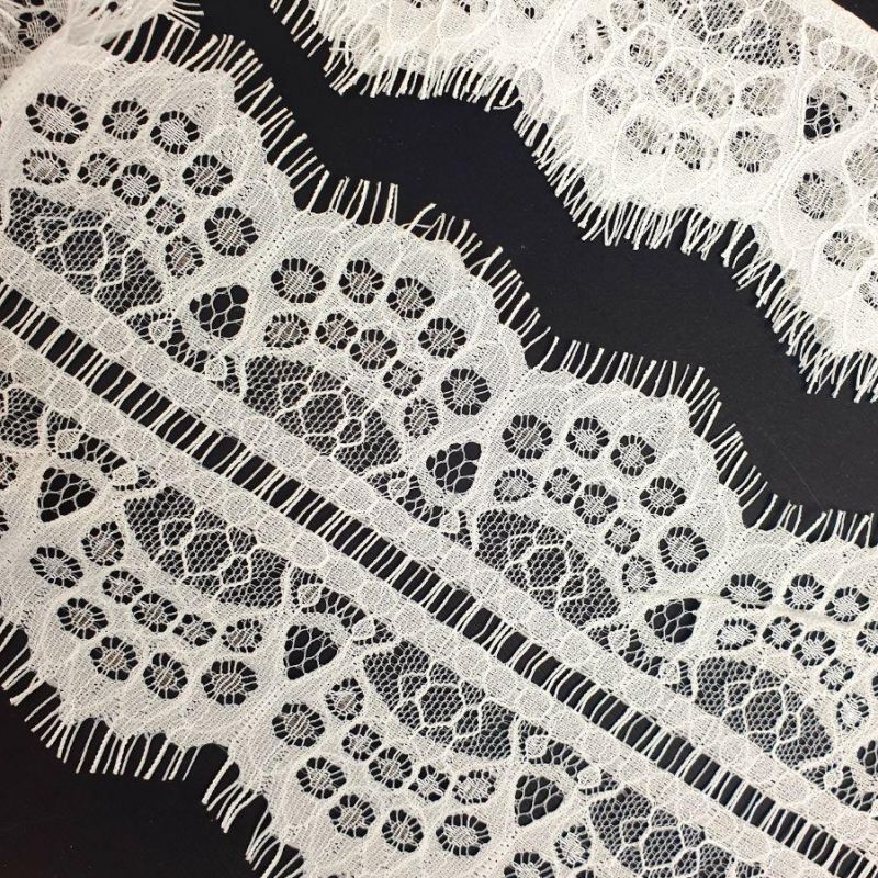 Мереживо французьке 12 см 60002_02 Білий Мереживо французьке 12 см 60002_02 Білий