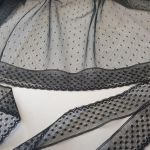 Мереживо на сітці 3 см 608_01 Чорний