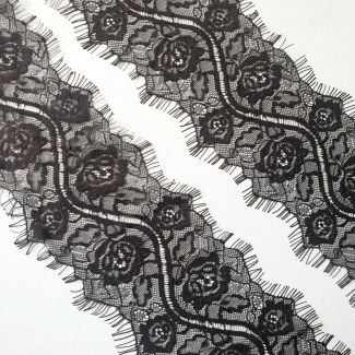 Мереживо французьке 9 см 73292_01 Чорний