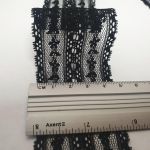 Мереживо на сітці 5 см 741-2_01 Чорний