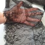 Мереживо французьке 25 см 7814_01 Чорний Мереживо французьке 25 см 7814_01 Чорний