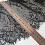 Мереживо французьке 25 см 7814_01 Чорний Мереживо французьке 25 см 7814_01 Чорний