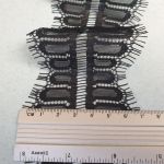 Мереживо французьке 7 см 7105_01 Чорний