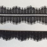 Мереживо французьке 7 см 7105_01 Чорний