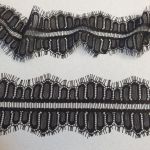 Мереживо французьке 7 см 7105_01 Чорний