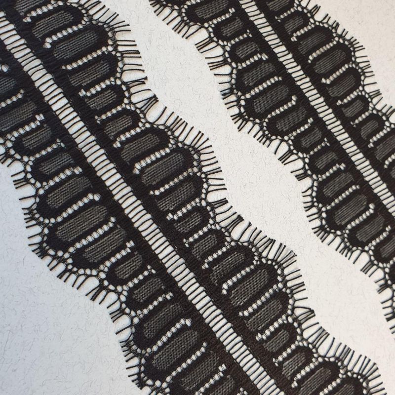 Мереживо французьке 7 см 7105_01 Чорний