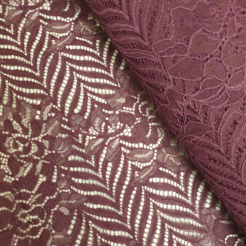 Мереживна тканина "Melody" з кордовою ниткою 3179_09 Марсала Мереживна тканина "Melody" з кордовою ниткою 3179_09 Марсала