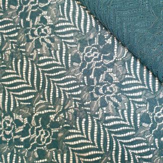 Мереживна тканина "Melodi" з кордовою ниткою 3179_12 Смарагдовий