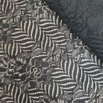 Мереживна тканина "Melody" з кордовою ниткою (3179_01) Чорний Мереживна тканина "Melody" з кордовою ниткою (3179_01) Чорний