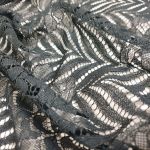 Мереживна тканина "Melody" з кордовою ниткою 3179_01 Чорний