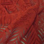 Мереживна тканина "Melody" з кордовою ниткою 3179_10 Червоний