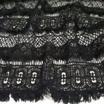 Мереживо макраме з бахромою 1015_01 Чорний Мереживо макраме з бахромою 1015_01 Чорний