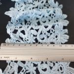 Мереживо макраме "В'юнок" 12 см SY01_13 Блакитний