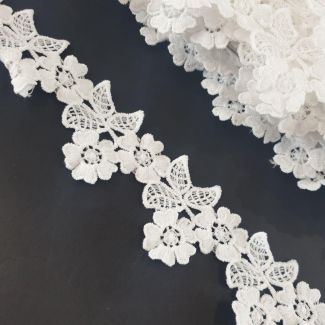 Мереживо макраме 5 см А-271_02 Молоко Мереживо макраме 5 см А-271_02 Молоко