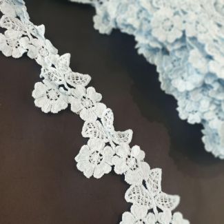 Мереживо макраме 5 см А-271_13 Блакитний Мереживо макраме 5 см А-271_13 Блакитний