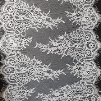 Мереживо французьке 38 см 6577_02 Білий