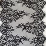 Мереживо французьке 38 см 6577_01 Чорний