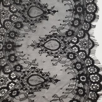 Мереживо французьке 26 см 69152_01 Чорний
