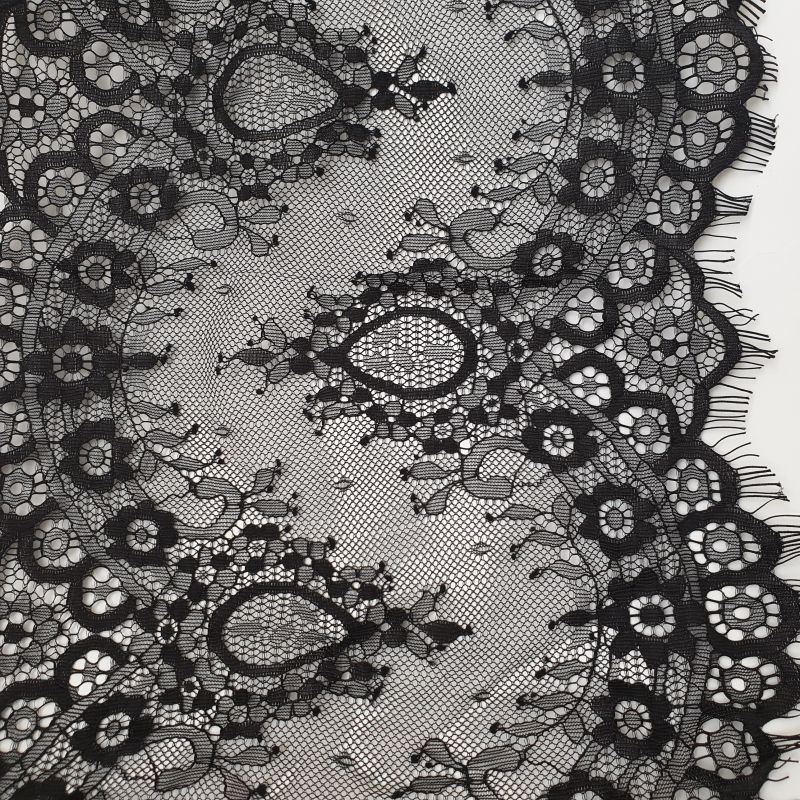 Мереживо французьке 26 см 69152_01 Чорний