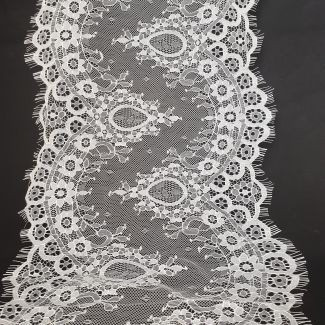 Мереживо французьке 26 см 69152_02 Білий