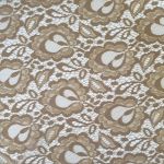 Мереживна тонка тканина "Флірт" 98201_05 Бежевий