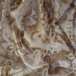 Мереживна тонка тканина "Флірт" 98201_05 Бежевий