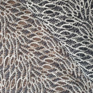 Тканина мереживна Ангора "Coffee" (9023_01) Чорно-білий