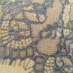 Мереживна тканина "Stella" з кордовою ниткою 70190G_21 Антрацит Мереживна тканина "Stella" з кордовою ниткою 70190G_21 Антрацит