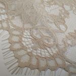 Мереживна тканина "Stella" з кордовою ниткою 70190G_04 Кремовий