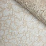 Мереживна тканина "Магнолія" (B194_06) Пудровий