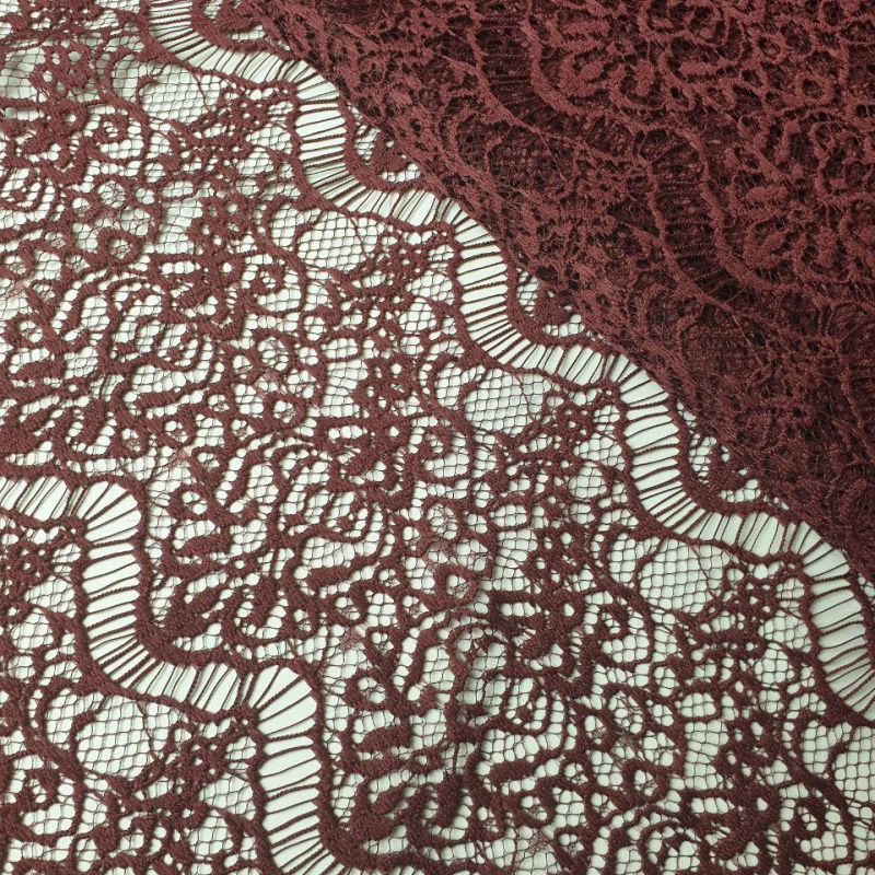 Мереживна тканина "Каскад" щільна 15192_09 Марсала