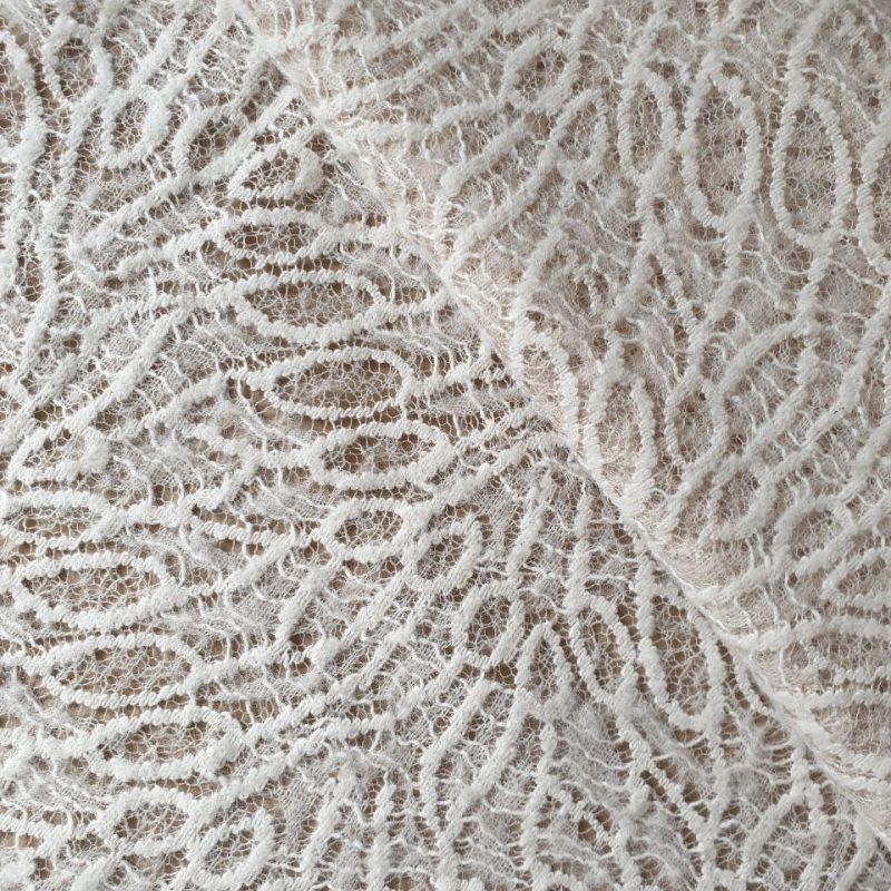Тканина мереживна Ангора "Coffee" 9023_04 Крем
