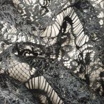 Мереживна тканина "Каскад" щільна 15192_01 Чорний