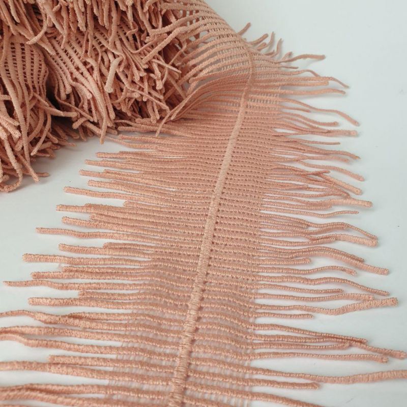 Мереживо макраме двостороннє "Grange" 166302_06 Пудрове Мереживо макраме двостороннє "Grange" 166302_06 Пудрове