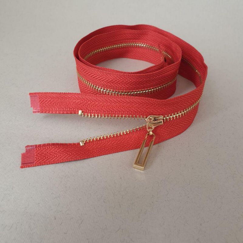 Блискавка металева №3 70 см (437) Цегляний