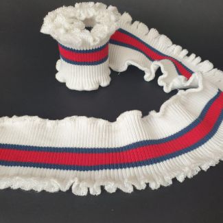 Манжет (дов`яз) трикотажний 6*80 см (2217) Білий