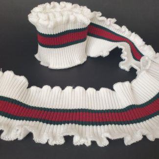 Манжет (дов`яз) трикотажний 6*80 см (2216) Білий