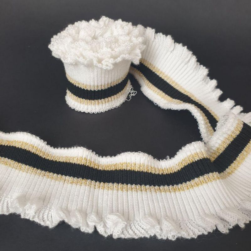 Манжет (дов'яз) трикотажний 4.5*90 см (2211) Білий