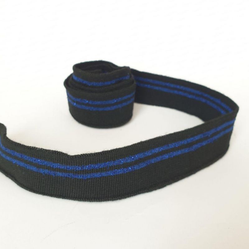 Манжет (дов'яз) трикотажний 3*110 см (2209) Чорний