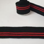 Манжет (дов'яз) трикотажний 3*110 см (2208) Чорний