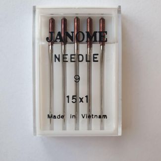 Набір голок Janome 15х1 №65 шовк-шифон Набір голок Janome 15х1 №65 шовк-шифон