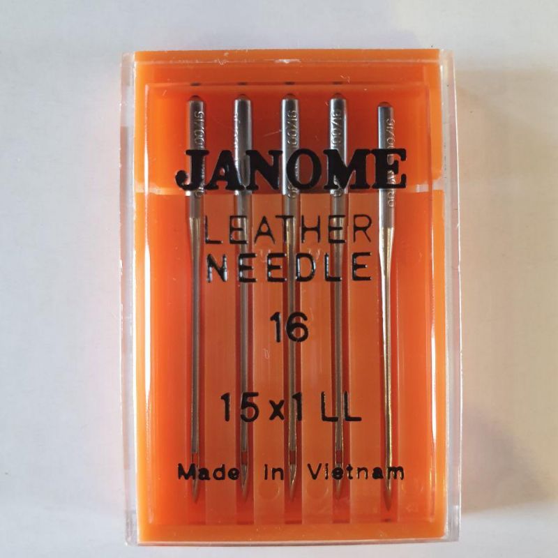 Набір голок JANOME LEATHER №100 шкіра