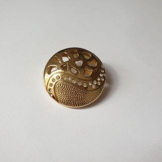 Гудзик Шубний/Пальтовий д-3.3см Метал-Золото Гудзик Шубний/Пальтовий д-3.3см Метал-Золото