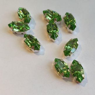 Стрази в оправі "Preciosa" 5х10мм